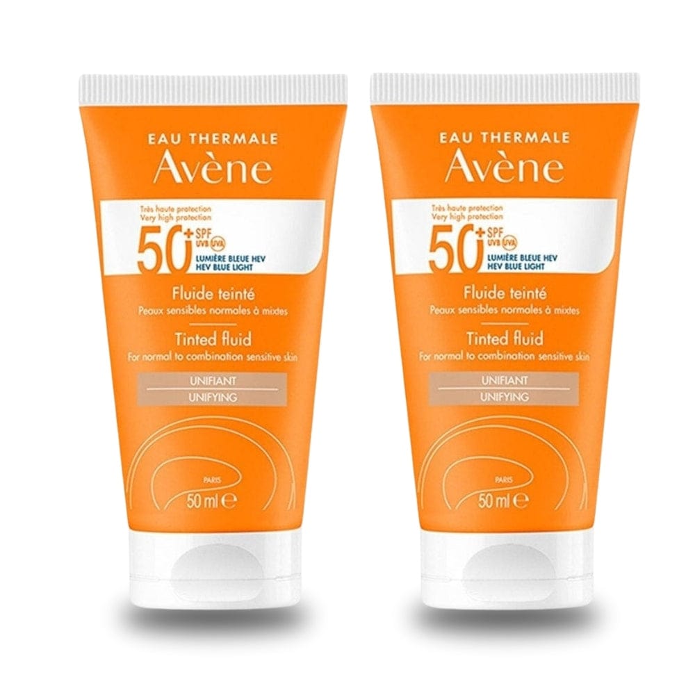 Avene Tinted Fluid SPF50+ Unifying 50ml -2 Pack 715936239539