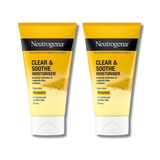 Neutrogena Clear & Soothe Oil-free Moisturiser 75ml / 2.54 fl oz 2 Pack