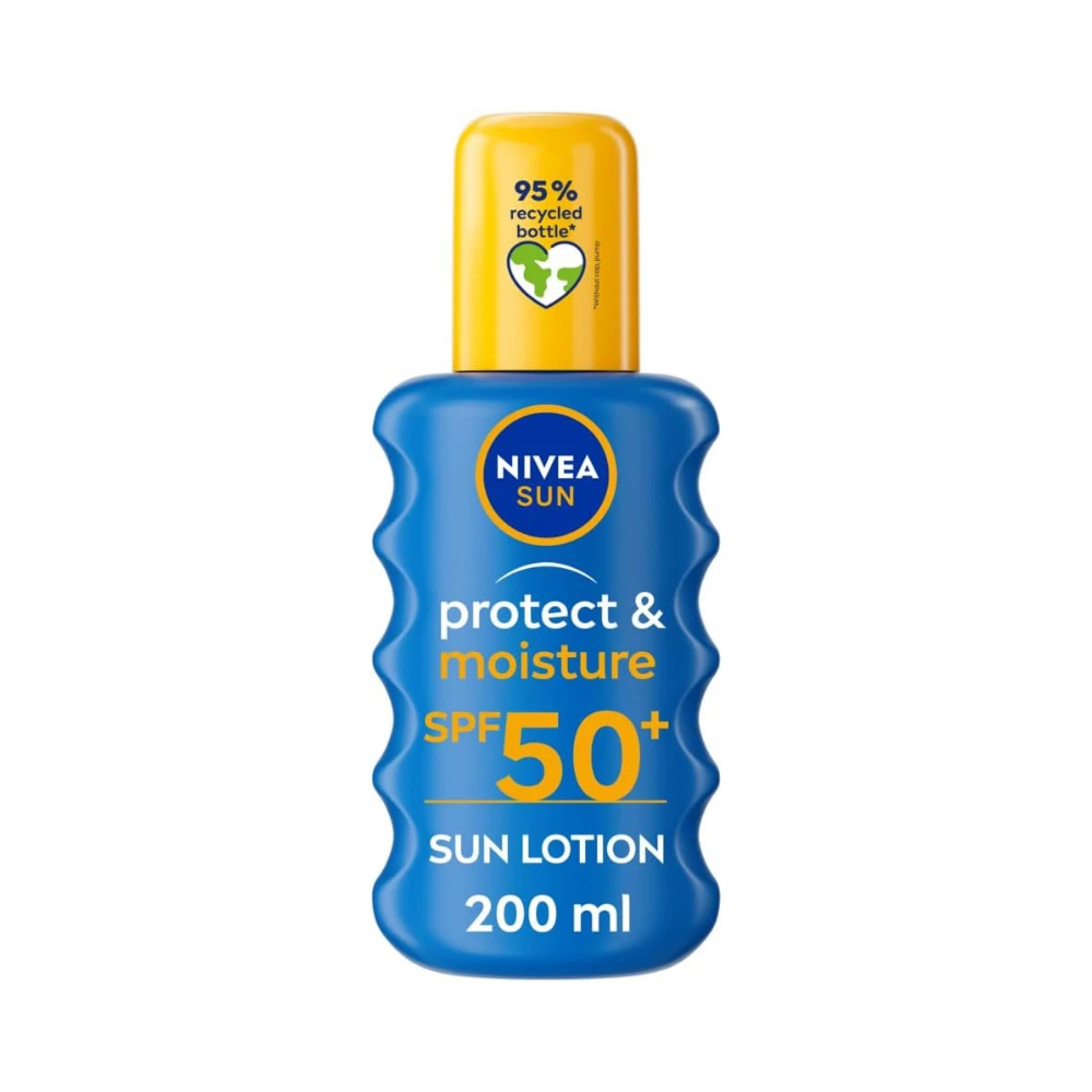 Nivea Sun Protect & Moisture Sun Cream Spray SPF50+ 200ml / 6.8 fl.oz - Chivela