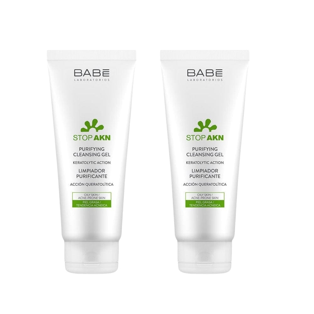 Babe Stop-Akn Purifying Facial Cleansing Gel 100 ml -2 Pack 715936239362