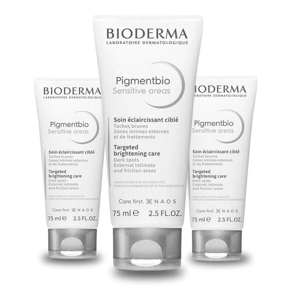 Bioderma Pigmentbio Sensitive Area Whitening Cream 75 ml -3 Pack 715936239331