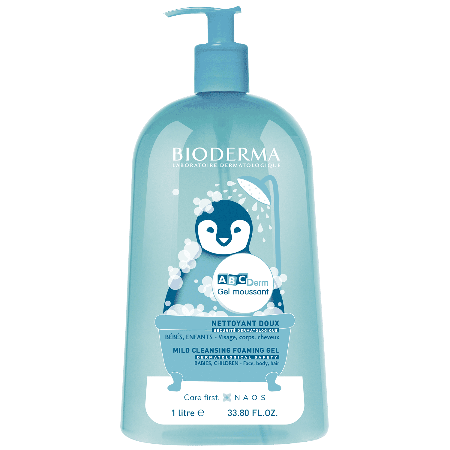 Bioderma ABCDerm Foaming Cleansing Gel 1 Liter (For Baby And Children) 3401397163618