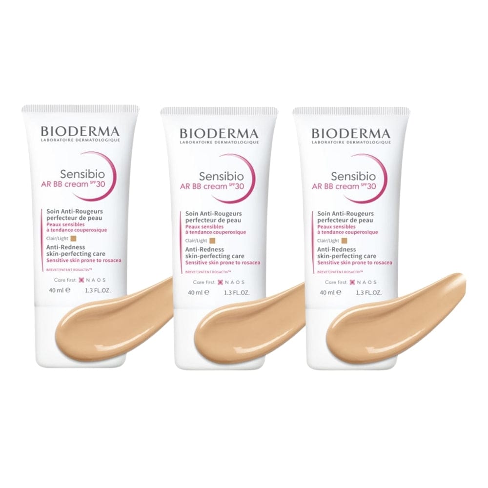 Bioderma Sensibio AR BB Cream Spf30 (Light) 40ml -3 Pack 715936239249