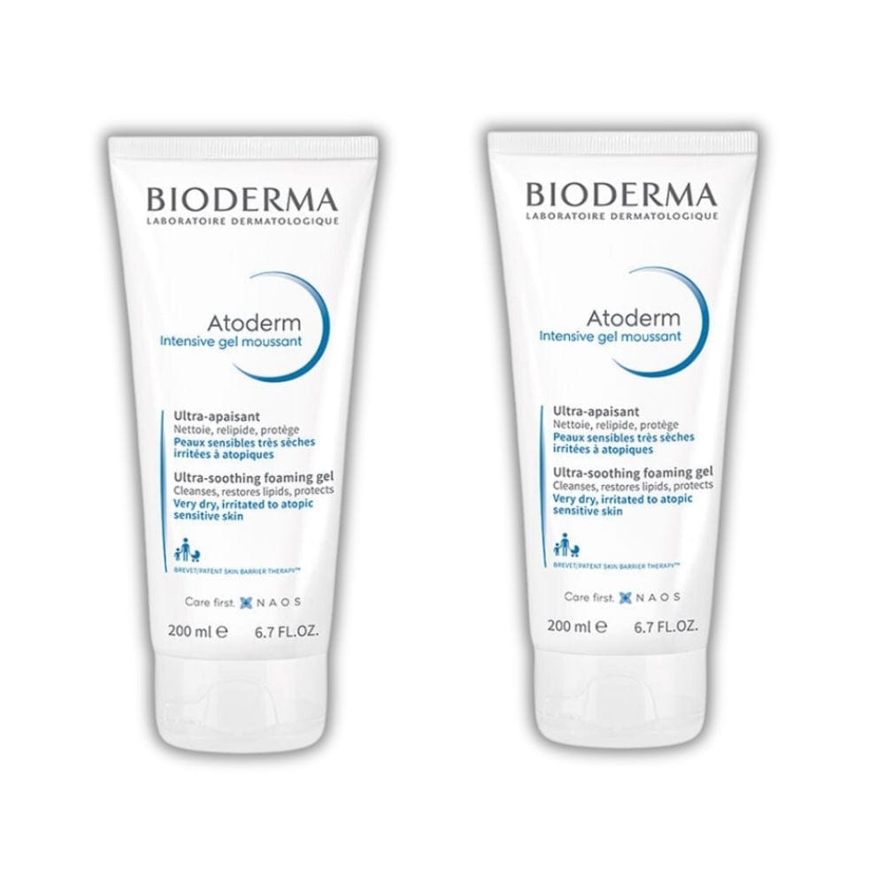 Bioderma Atoderm Foaming Gel 200 ml - Face Wash Gel -2 Pack 715936240115