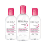 Bioderma Sensibio H2O Face and Make-up Cleansing Water 250 ml -3 Pack 715936239126