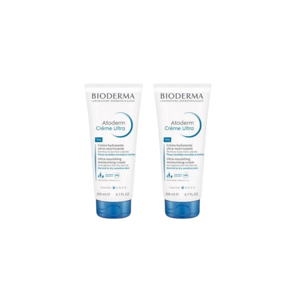 Bioderma Atoderm Ultra Moisturizing Cream 200ml 2 Pack 715936232660