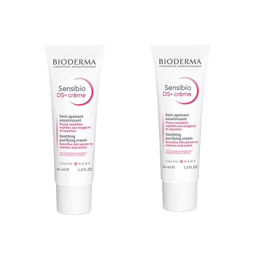 Bioderma Sensibio DS+ Soothing Refreshing Skin Cream 40 ml -2 Pack 715936230666