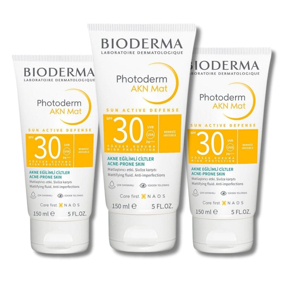 Bioderma Photoderm AKN Mat SPF30 150ml -3 Pack 715936239300