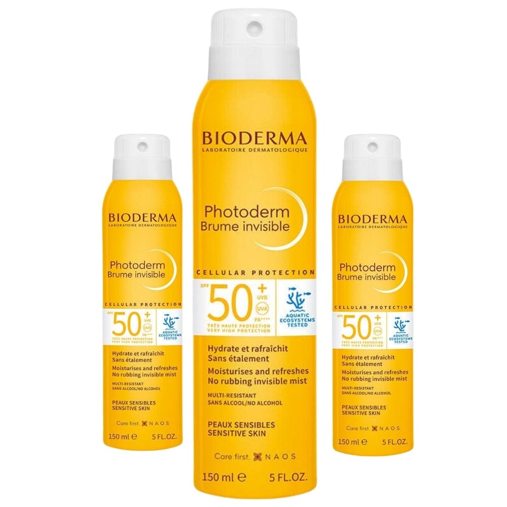 Bioderma Photoderm Brume Invisible Mist SPF 50+ 150 ml -3 Pack 715936230291