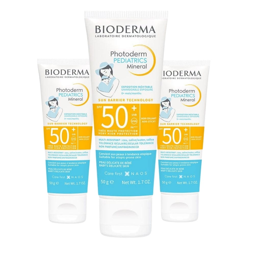 Bioderma Photoderm Pediatrics Mineral SPF50+ 50 ml -3 Pack 715936230413