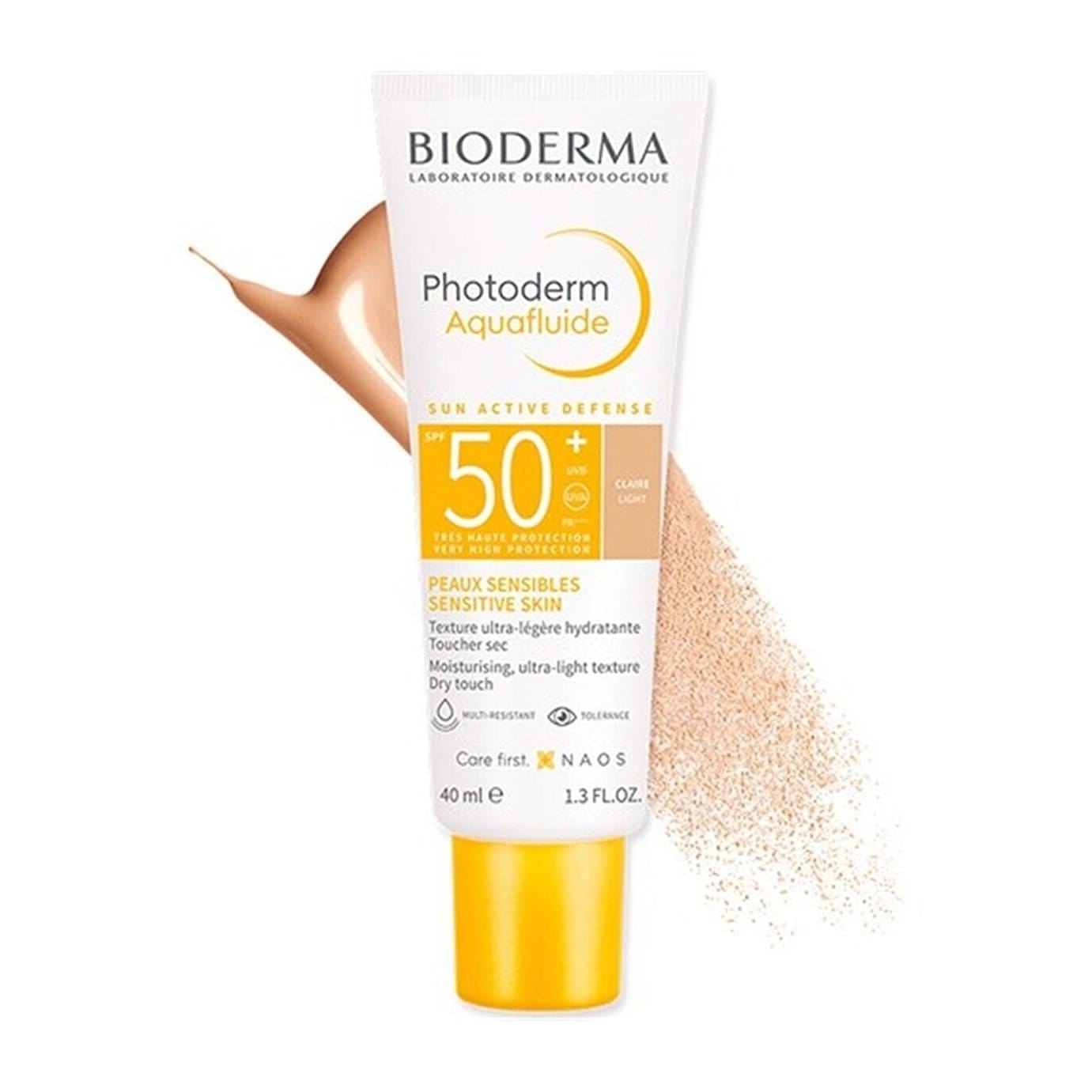 Bioderma Photoderm SPF 50+ Aquafluide Tinted Sunscreen 40 ml - Light -2 Pack