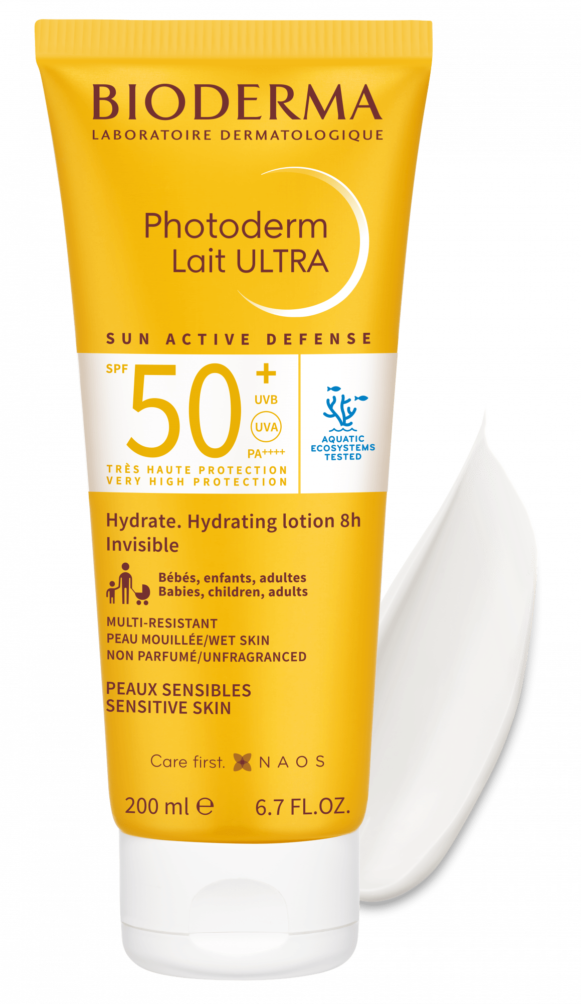 Bioderma Photoderm SPF 50+ Lait Ultra Sun Lotion 200 ml -3 Pack 715936230475