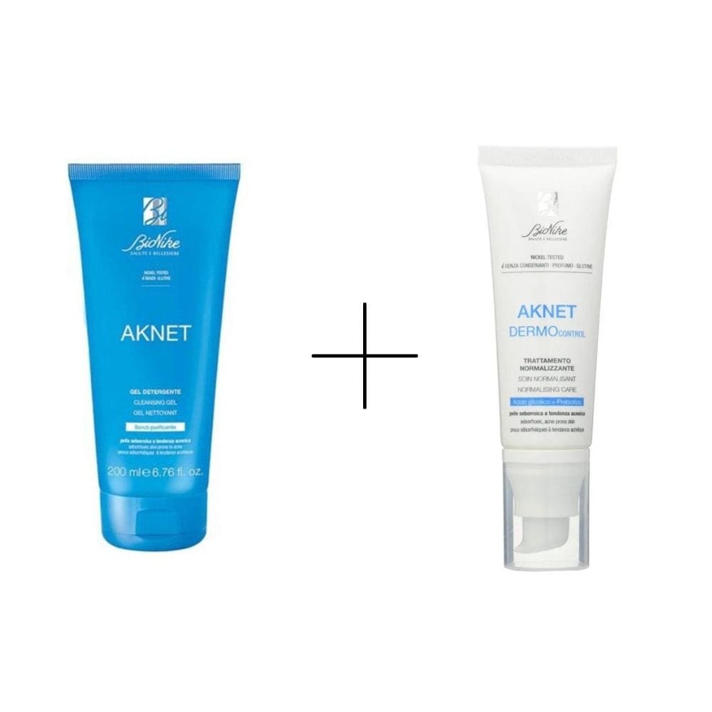 BioNike Aknet Purifying Cleansing Gel 200 ml + Bionike Aknet Dermocontrol 40 ml 715936232578