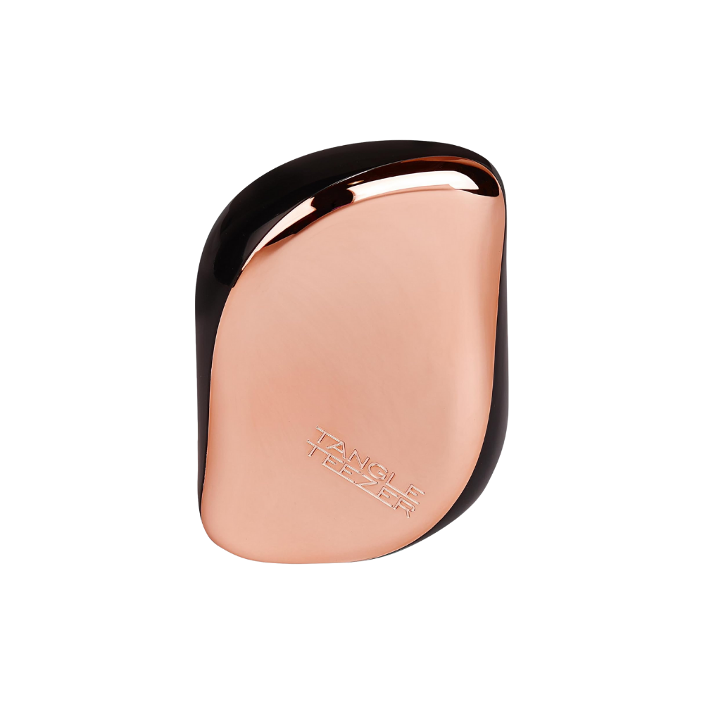 Tangle Teezer Compact Styler Rose Gold Black Hair Brush - Chivela