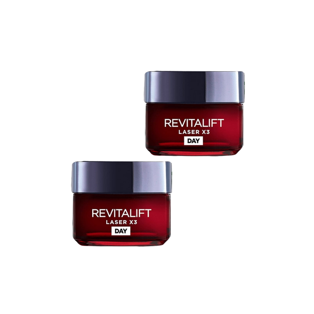 Loreal Paris Revitalift Laser X3 Deep Anti-Ageing Day Cream 50 ml 2 Pack - Chivela