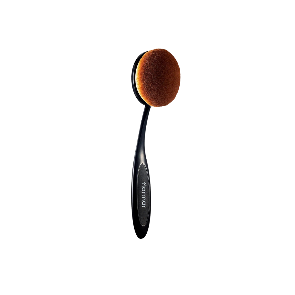 Flormar Horizontal Foundation Brush with Oval & Rounded Tip - 039 - Chivela