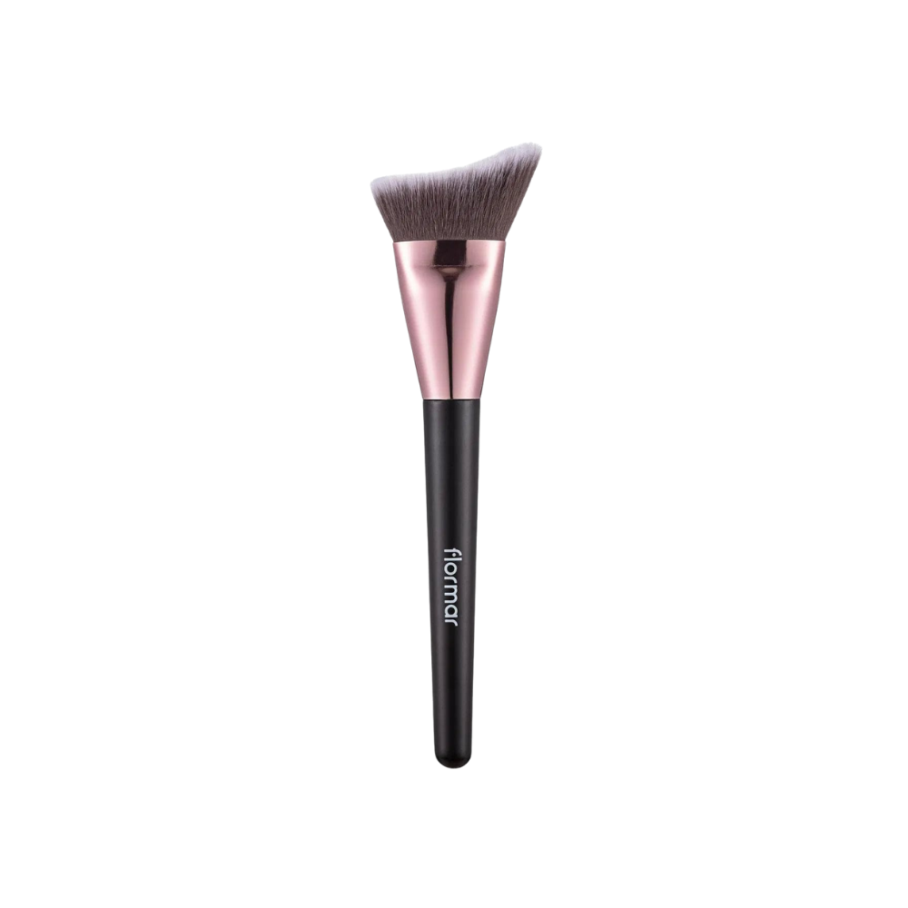 Flormar Flat & Curved Contour Brush with Concave Tip - 009 - Chivela