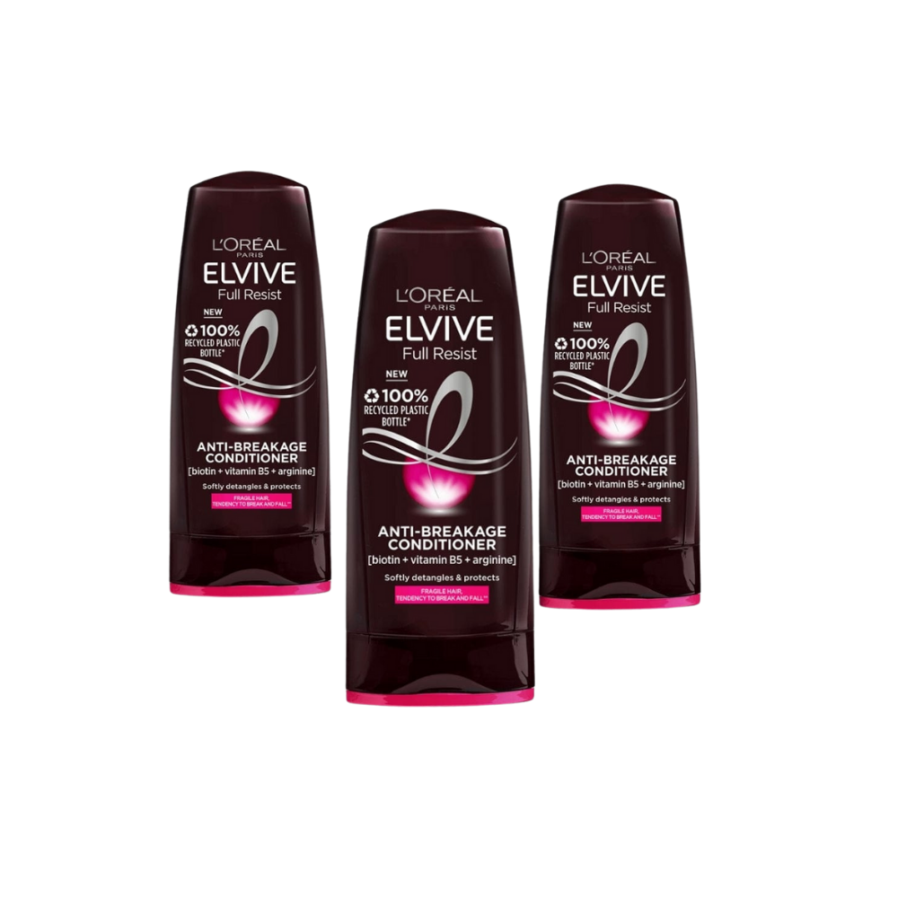 Loreal Paris Elseve Complete Resistance Anti-Shedding 2-in-1 Conditioner 390 ml 3 Pack - Chivela