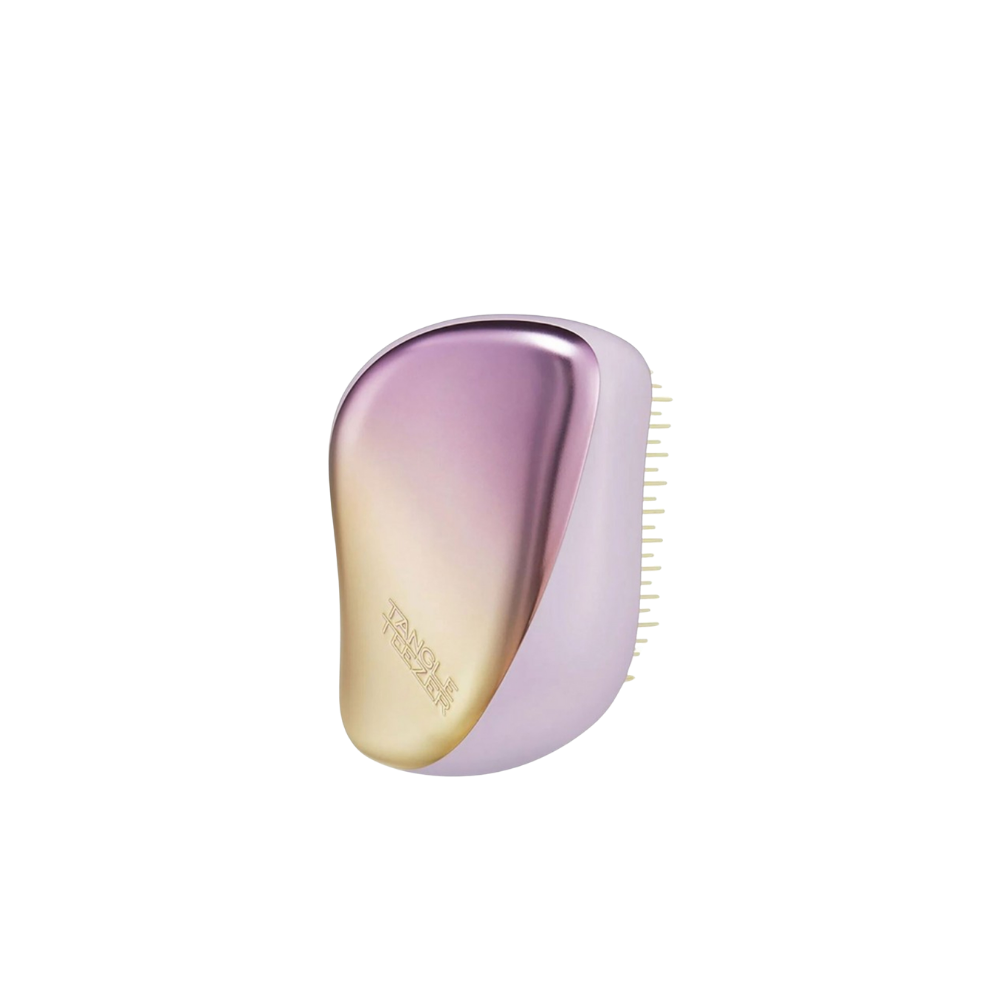 Tangle Teezer Compact Styler Lilac Yellow Chrome Hair Brush - Chivela