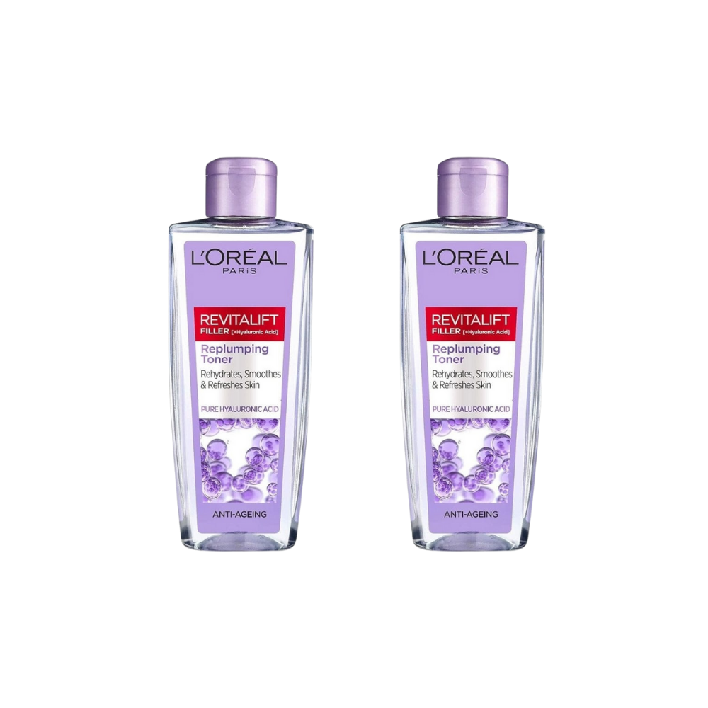 Loreal Paris Revitalift Filler Plumping Facial Tonic 200ml 2 Pack - Chivela