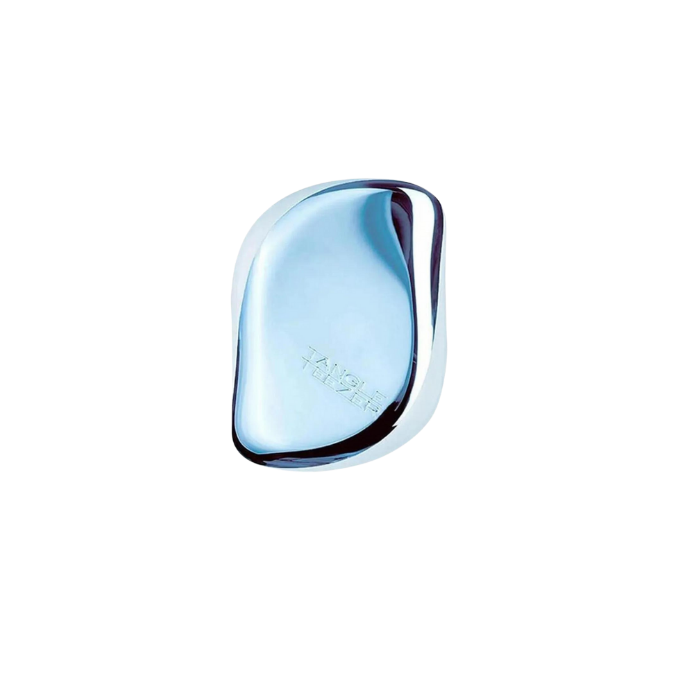 Tangle Teezer Compact Styler Baby Blue Chrome Hair Brush - Chivela