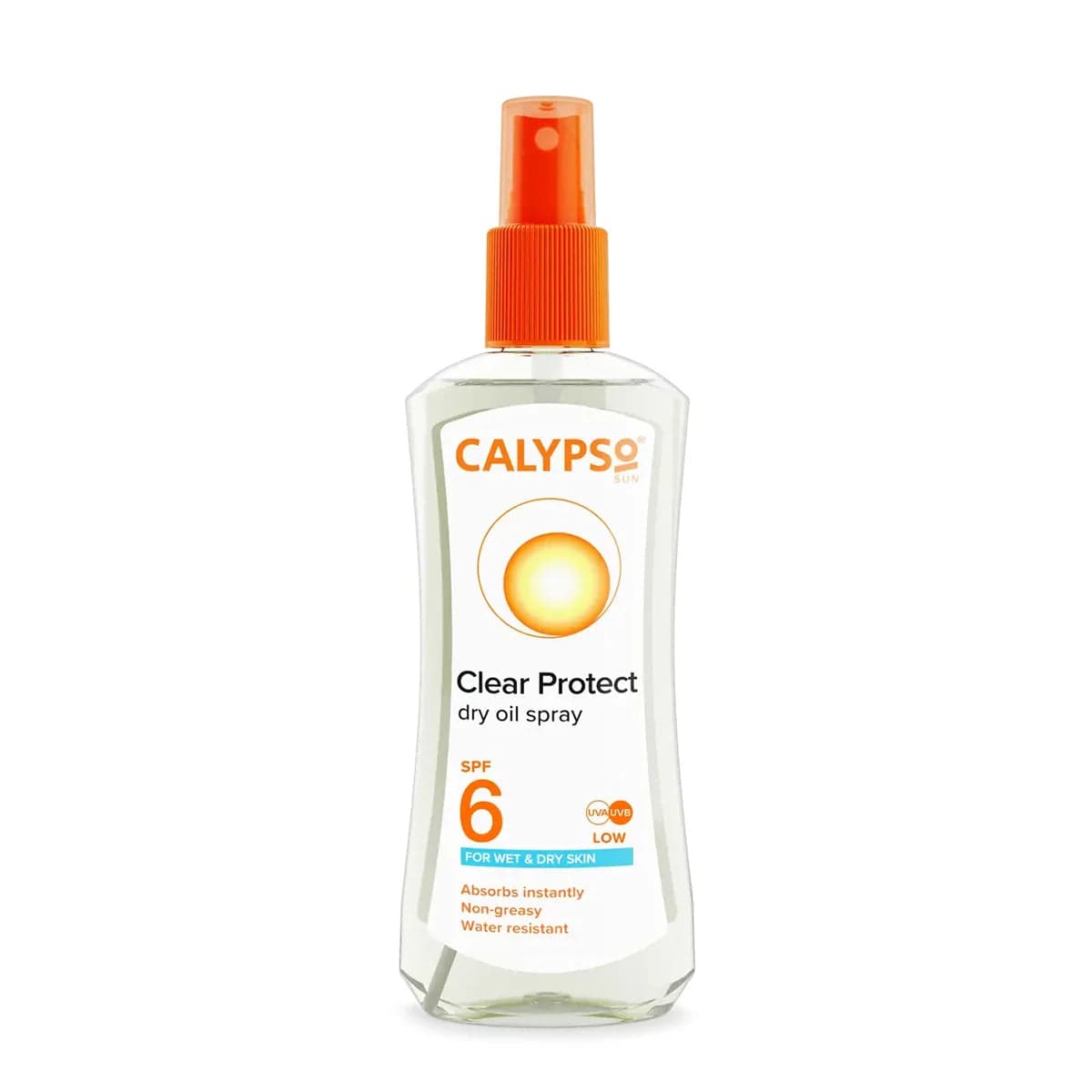 Calypso Clear Protect Spray For Wet/dry Skin Spf6 200 ml 5017371150505