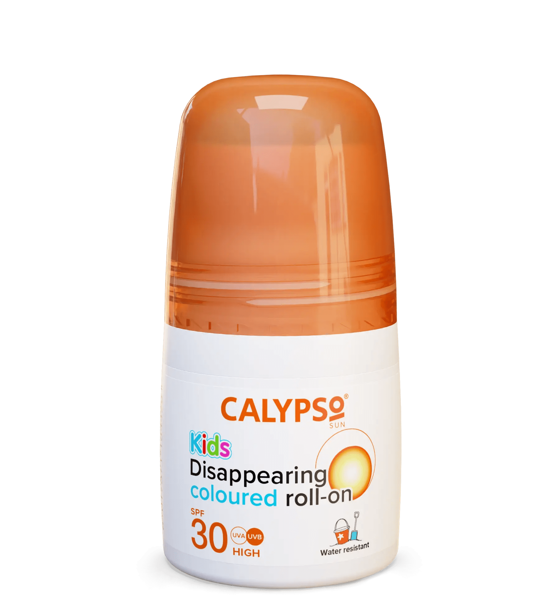 Calypso Kids Disappearing Coloured Roll-on Spf50 50 ml 5017371154800