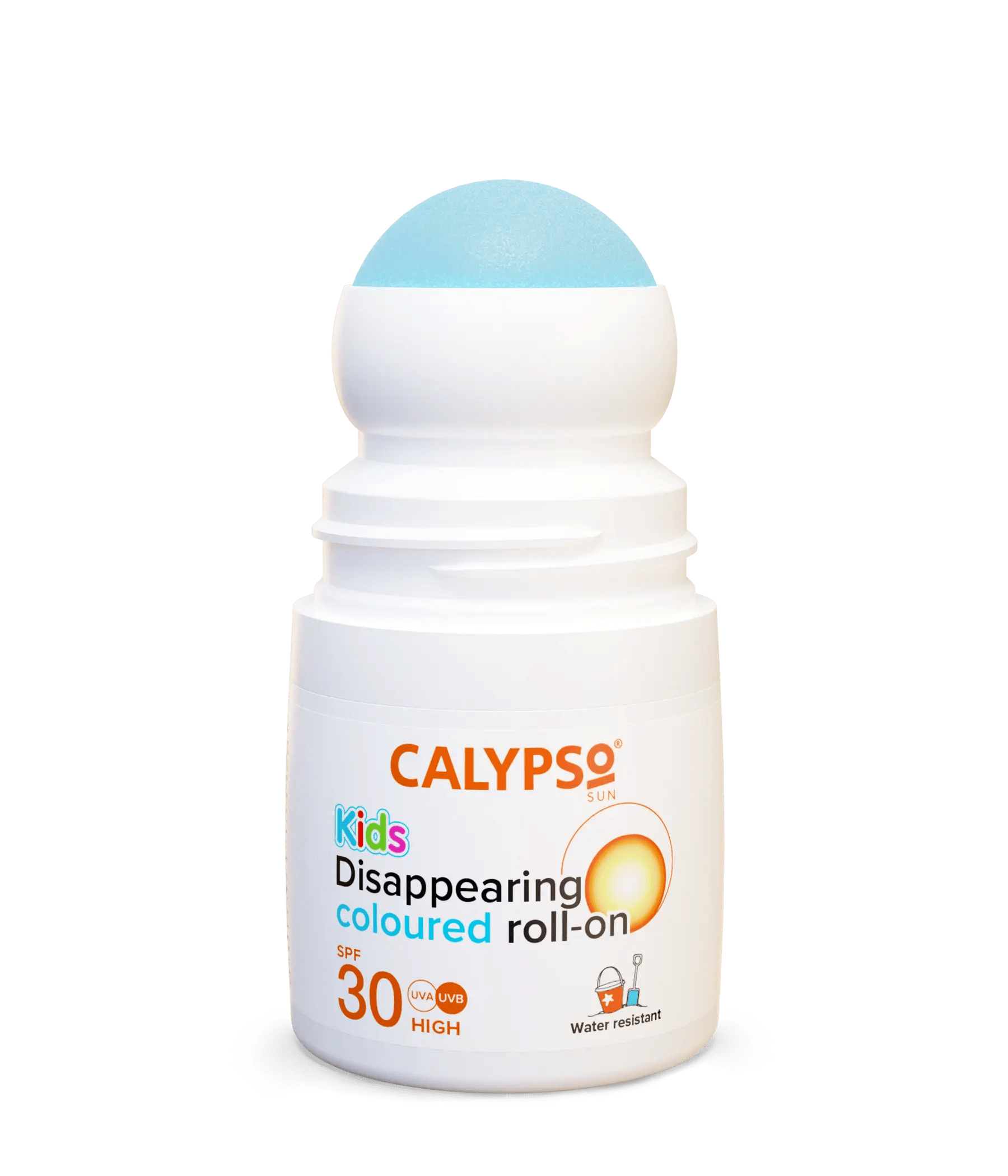 Calypso Kids Disappearing Coloured Roll-on Spf50 50 ml 5017371154800