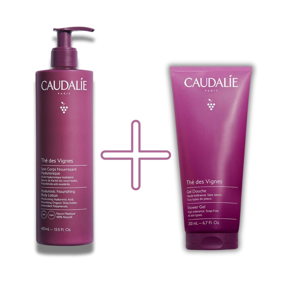 Caudalie The Des Vignes Hyaluronic Nourishing Body Lotion 400 ml + Shower Gel 200 ml 715936239959