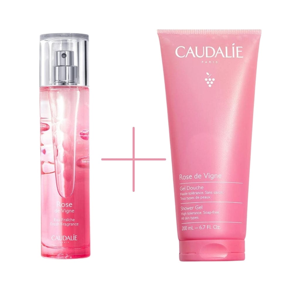 Caudalie Rose de Vigne Fresh Fragrance 50 ml & Rose de Vigne Shower Gel 200 ml 715936237313