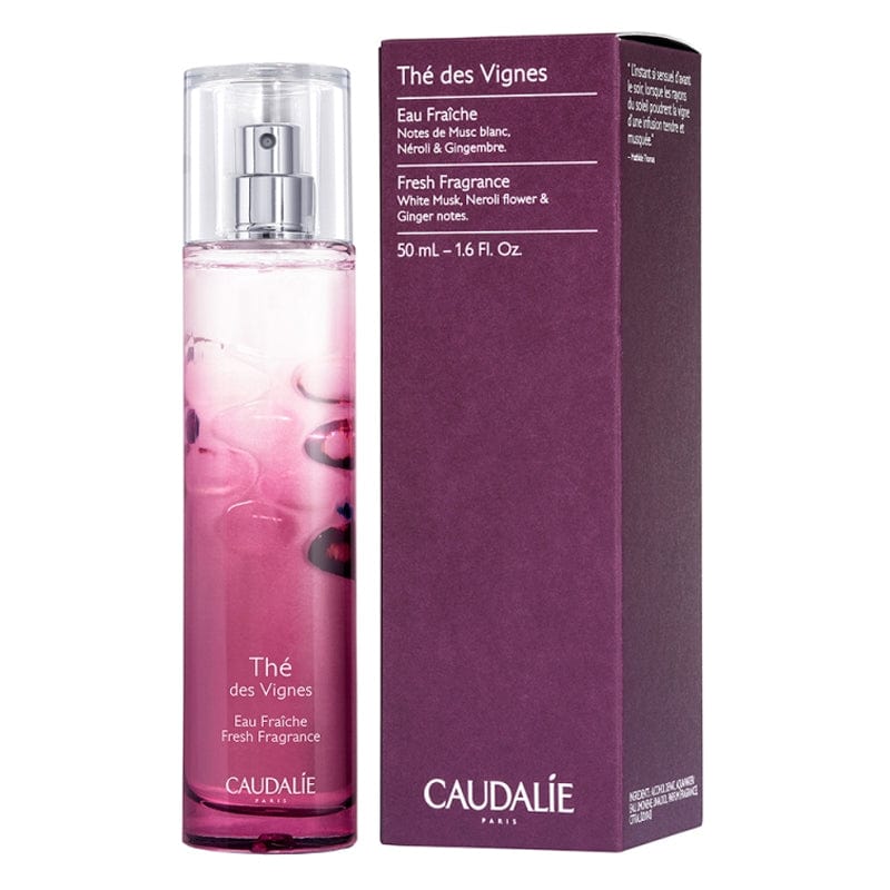 Caudalie The Des Vignes White Musk and Ginger Flavoured Body Fragrance 50ml -2 Pack 715936240290