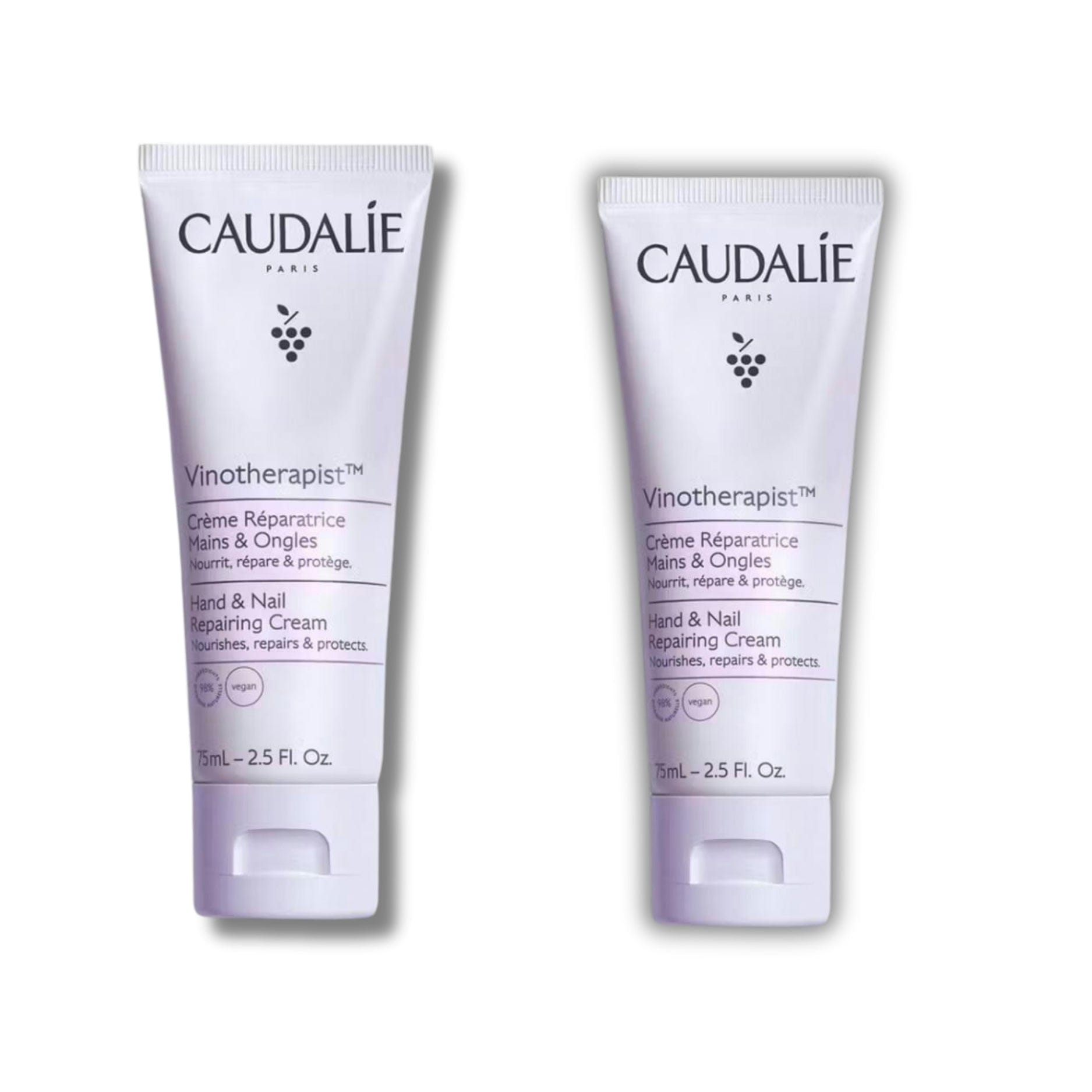 Caudalie Vinotherapist Hand and Nail Care Cream 75 ml -2 Pack 715936238730