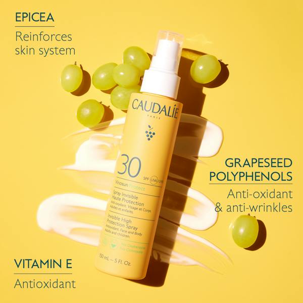 Caudalie Vinosun Protect Spf 30 Sun Spray 150 ml -3 Pack 715936230628