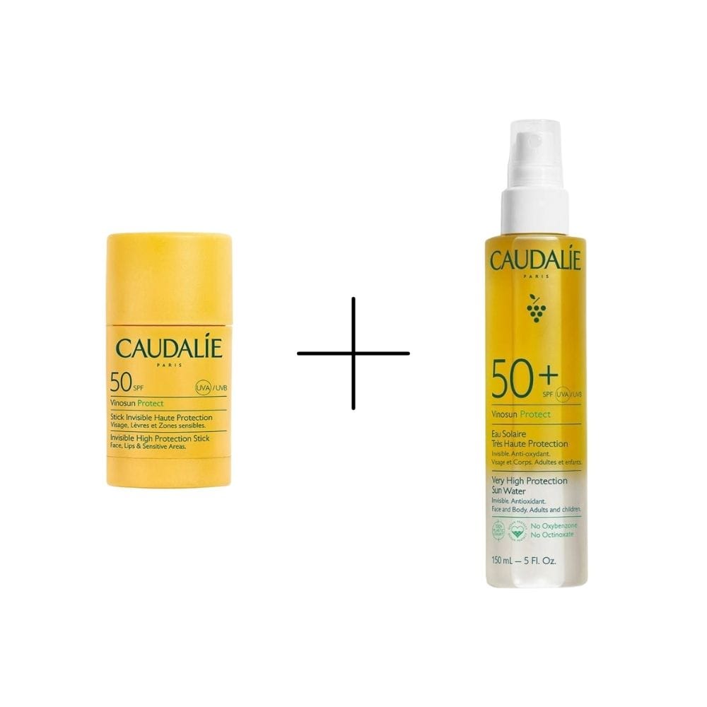 Caudalie Vinosun Protect SPF50+ High Protection Stick 15 gr + Caudalie Vinosun Protect Spf 50 Sun Water 150 ml 715936232462