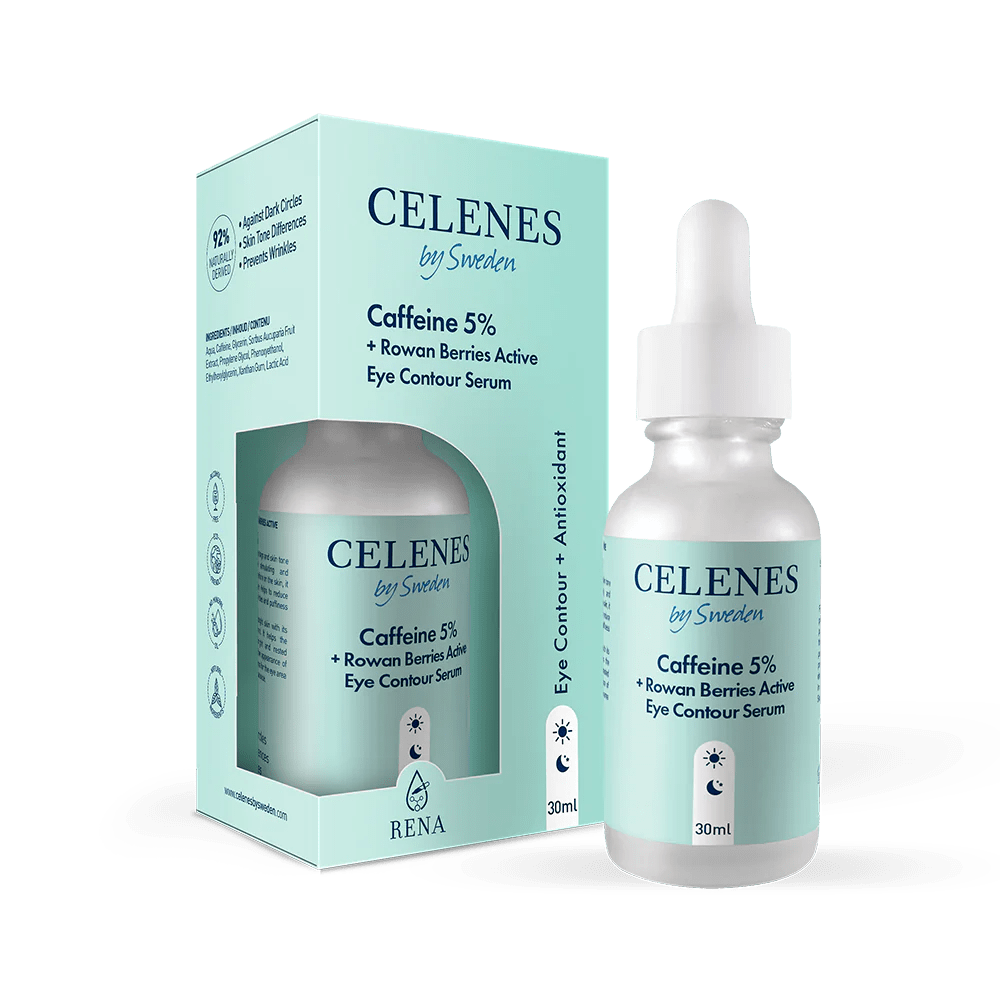 Celenes by Sweden Rena Caffeine 5% + Rowan Berries Active Eye Contour Serum 30 ml 73501042494655