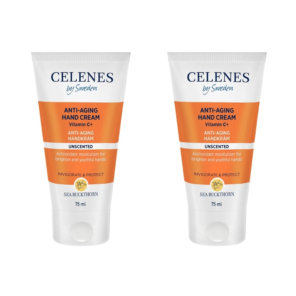 Celenes by Sweden Sea Buckthorn Anti-Aging Hand Cream 75 ml / 2.5 fl oz -2 Pack 757279514942