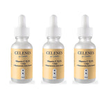 Celenes by Sweden Rena Vitamin C 12.5% + Oats + Niacinamide Active Serum 30 ml -3 Pack 757279514980