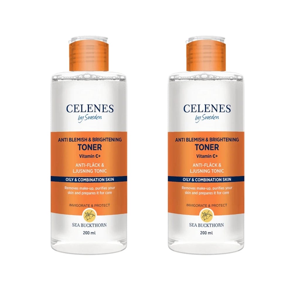 Celenes by Sweden Sea Buckthorn Anti Blemish & Brightening Toner 200 ml / 6.8 fl oz -2 Pack 757279514966