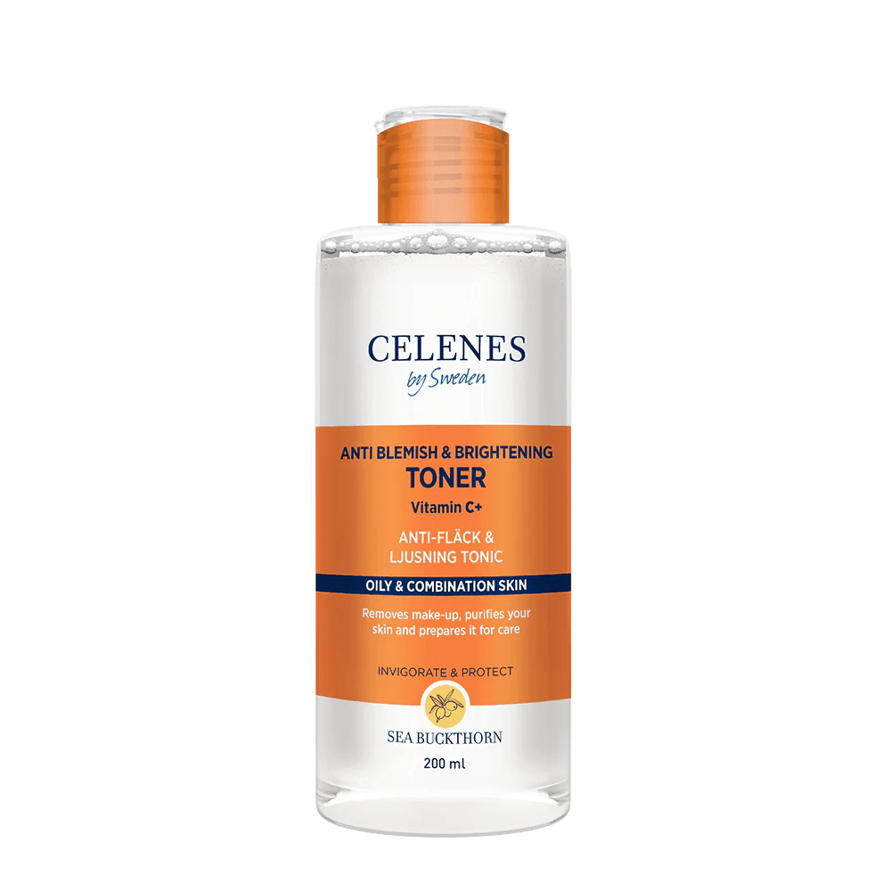 Celenes by Sweden Sea Buckthorn Anti Blemish & Brightening Toner 200 ml / 6.8 fl oz 7350104249588