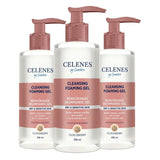 Celenes by Sweden Cloudberry Cleasing Foaming Gel 250 ml / 8.5 fl oz -3 Pack 757279515390