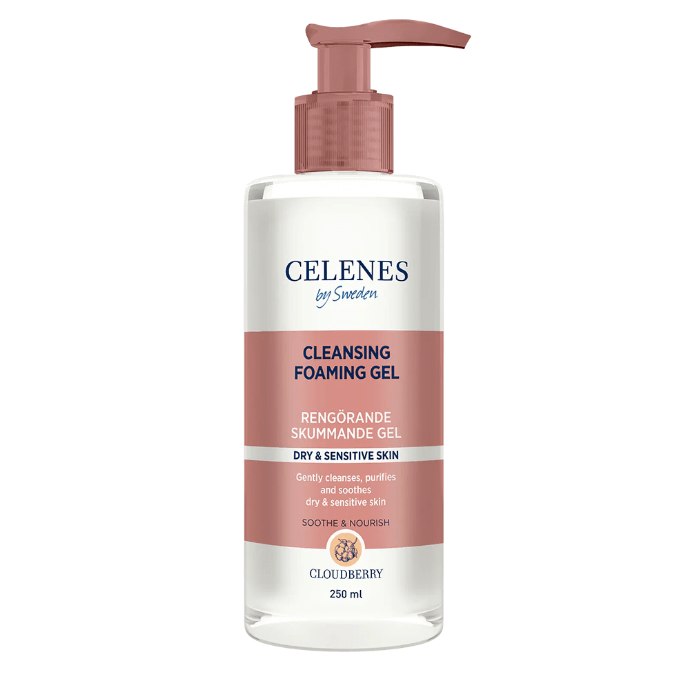 Celenes by Sweden Cloudberry Cleasing Foaming Gel 250 ml / 8.5 fl oz 17350104248536