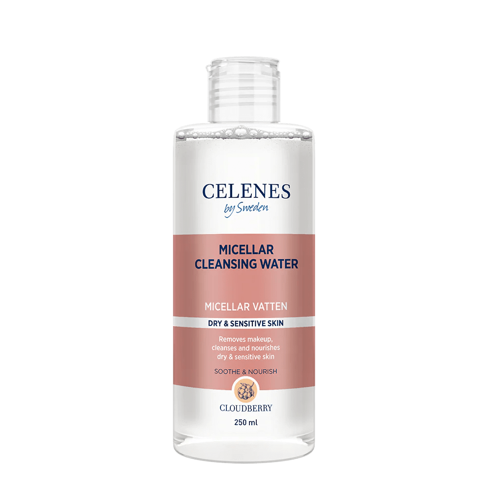 Celenes by Sweden Cloudberry Micellar Cleasing Water 250 ml / 8.5 fl oz 7350104248512