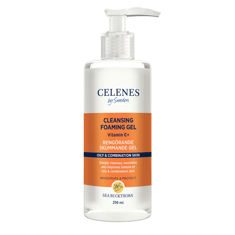 Celenes by Sweden Sea Buckthorn Cleansing Foaming Gel 250 ml / 8.5 fl oz 17350104248543