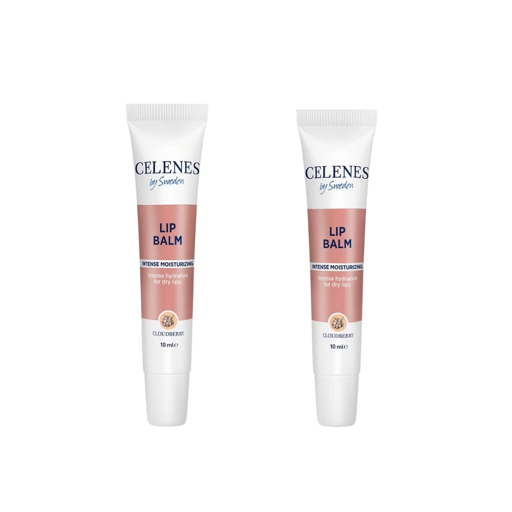 Celenes by Sweden Cloudberry Intense Moisturizing Lip Balm 10 ml -2 Pack 757279515239