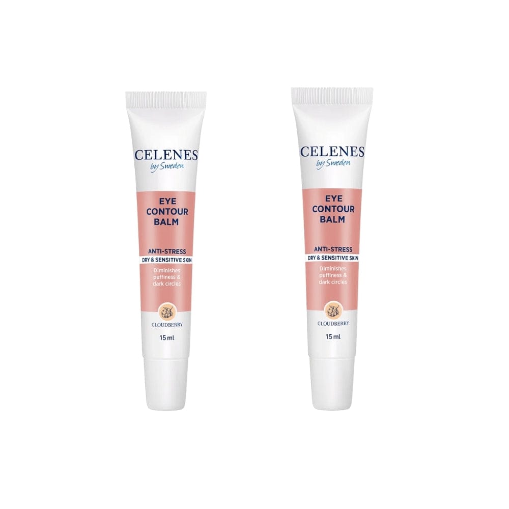 Celenes by Sweden Cloudberry Eye Contour Balm 15  ml -2 Pack 757279514133