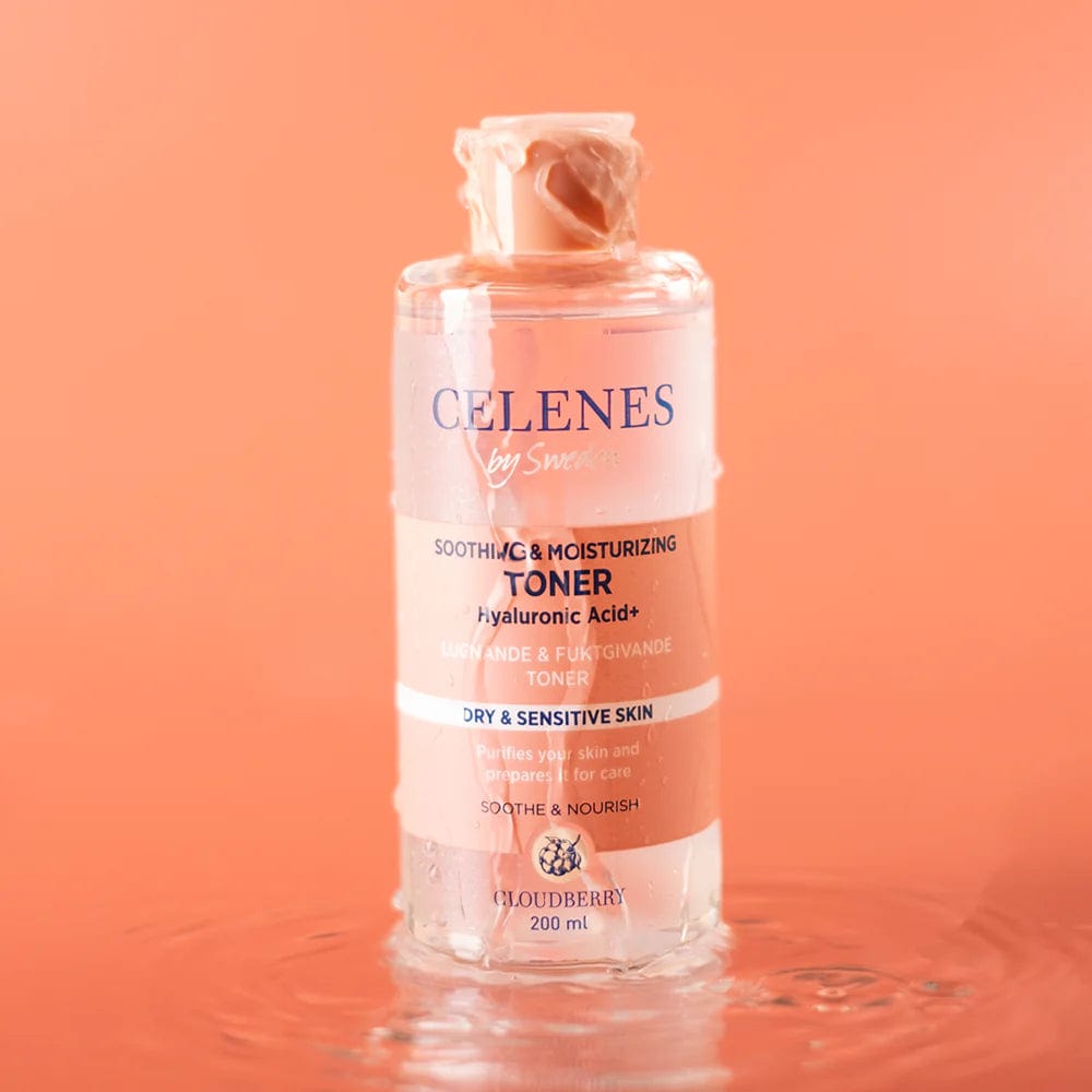 Celenes by Sweden Cloudberry Soothing & Moisturizing Toner 200 ml / 6.8 fl oz 7350104249595