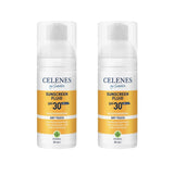 Celenes by Sweden Herbal Sunscreen Dry Touch Fluid Spf 30 50 ml / 1.7 fl oz -2 Pack 757279515215