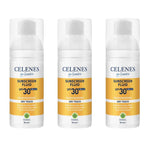 Celenes by Sweden Herbal Sunscreen Dry Touch Fluid Spf 30 50 ml / 1.7 fl oz -3 Pack 757279515208