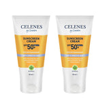 Celenes by Sweden Herbal Sunscreen Face Cream Spf 50 Dry / Sensitive 50 ml / 1.7 fl oz -2 Pack 757279515178