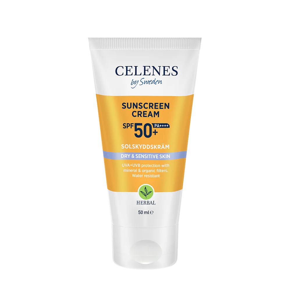 Celenes by Sweden Herbal Sunscreen Face Cream Spf 50 Dry / Sensitive 50 ml / 1.7 fl oz 7350104249649